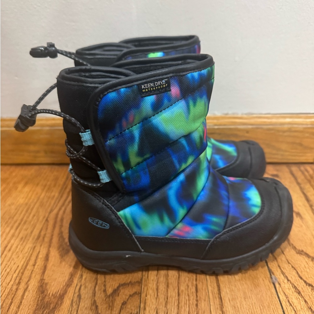 Keen Puffrider Kids Northern Lights Waterproof Insulated Winter Boots Size 13